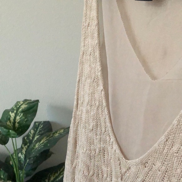 Calvin Klein Jeans • Double Layer Knit/Mesh Tunic - Picture 4 of 4